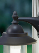 Applique Piccola in Basso da Esterno  in Alluminio Sovil Bianco