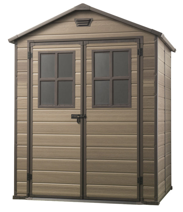 Abri de Jardin pour Outils 185x226x152 cm en Résine Keter Scala 6x5 Noyer acquista