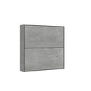 Letti Singoli a Scomparsa Salvaspazio Orizzontale Kando H191 cm Grigio