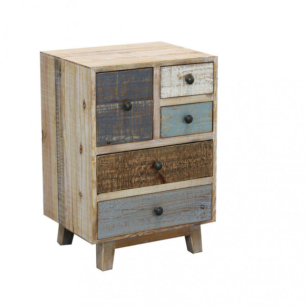 sconto Armoire Wilson 45x35x64 h cm en bois multicolore