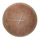 Orologio in legno marrone cm Ø74x3