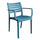 Fauteuil Eveline 58,5x55,2x84 cm en polypropylène vert