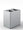 Pattumiera a 2 Scomparti Totale 48 L 48,5x33x49 cm con Contenitori Interni in Acciaio Verniciato Grigio