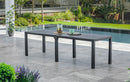 Tavolo Doppio da Giardino 295x90x74,5 cm in Resina Keter Kulie Double Antracite