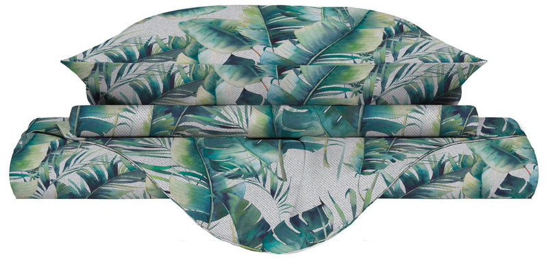 Copripiumino con Federe Stampato in Microfibra Maui Varie Misure