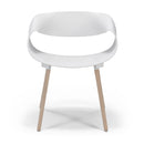 Set 4 Sedie 62x54x74 cm in Polipropilene Diletta Bianco