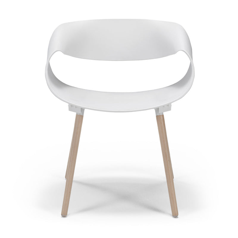 Set 4 Sedie 62x54x74 cm in Polipropilene Diletta Bianco