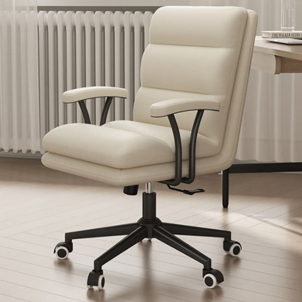 online Sedia Poltrona da Ufficio Presidenziale Altezza Regolabile Beige