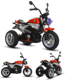 Moto Elettrica per Bambini 12V Miller Custom Rossa