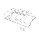 Supporto Supra per Appendere Coperchi Imballo 1 Pezzo Cromato Brillo Acciaio Emuca