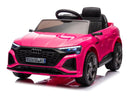 Macchina Elettrica per Bambini 12V Licenza Ufficiale Audi SQ8 E-Tron con Telecomando e Sedile Pelle Rosa