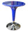 Table de bar en ABS bleu avec vérin à gaz Tosini HC 170B