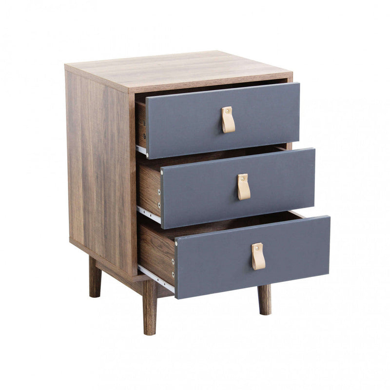 Mobiletto Norbert 45x39x63 h cm in Legno Grigio