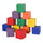 Lot de 12 Cubes Souples pour Enfants 20x20x20 cm Multicolore