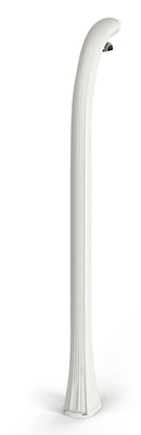 Doccia Solare da Esterno Giardino 20L Miscelatore e Lavapiedi Arkema Happy One Bianco