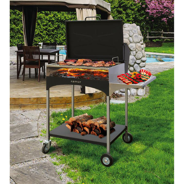 Barbecue à bois avec grille en acier Famur BK 8 Elite prezzo