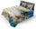 Parure de lit double avec taies d'oreiller imprimées et en microfibre