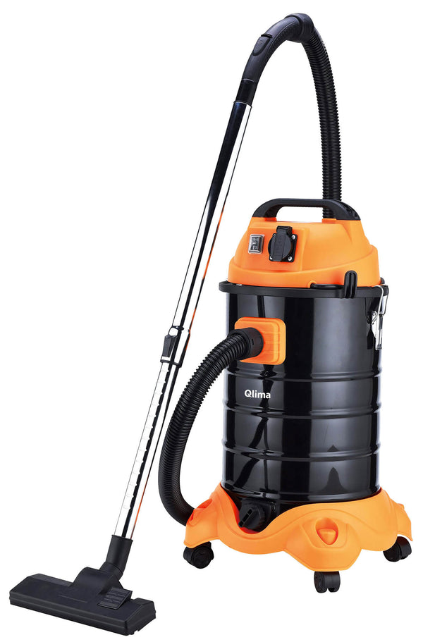Aspirateur chariot Solides et Liquides 1500W Qlima WDZ530 Noir et Orange sconto