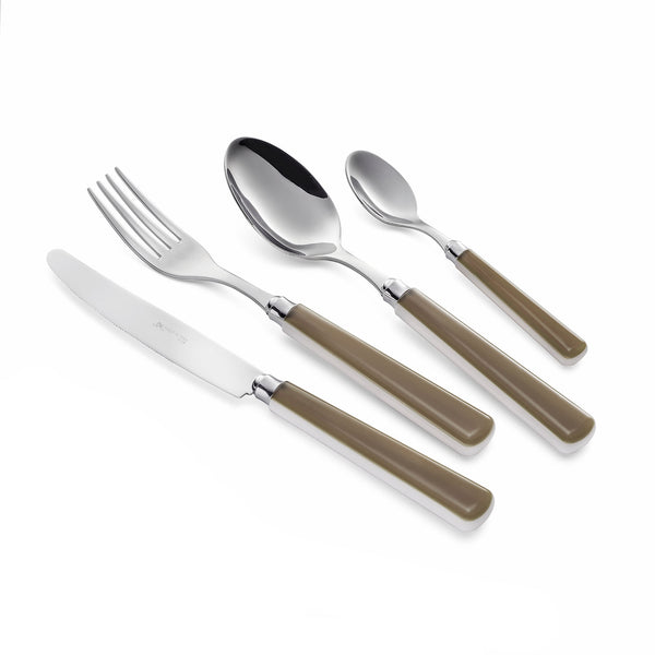 Servizio Set di Posate 24 pezzi in Acciaio Inox Eme Candy Nocciola 408 acquista