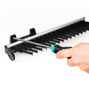 Portacravatte Laterale Estraibile per Armadio 36 Cravatte in Alluminio e Plastica Emuca Anodizzato opaco