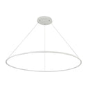 Lampada pendente Modern in Metallo Nola Bianco