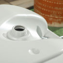 Serbatoio per Acqua da Campeggio 40L Tubo e Rubinetto Inclusi con Ruote Grigio  