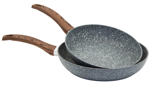 Set 2 Poêles 24-28 cm en Aluminium Forgé Antiadhésif Collection Induction Gardena Granito online