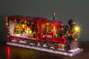 Treno di Natale con musica luci e movimento 56 cm in Resina