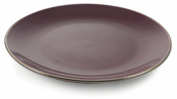 prezzo Set de 6 assiettes plates Ø26,5x2,5 cm en grès VdE Tivoli 1996 Royal Passion Viola