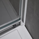 Box Doccia Semicircolare 2 Ante Scorrevoli in Cristallo Trasparente 6mm H195 Bonussi Giuly Varie Misure