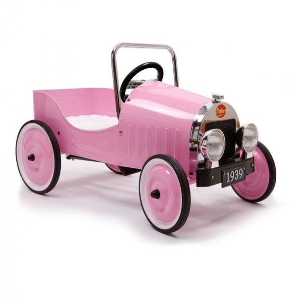 sconto Voiture à pédales Baghera Classic Rose Vintage Racing pour enfants