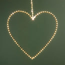 Cuore Luminoso 128 Microled Ø38 cm Uso Esterno 