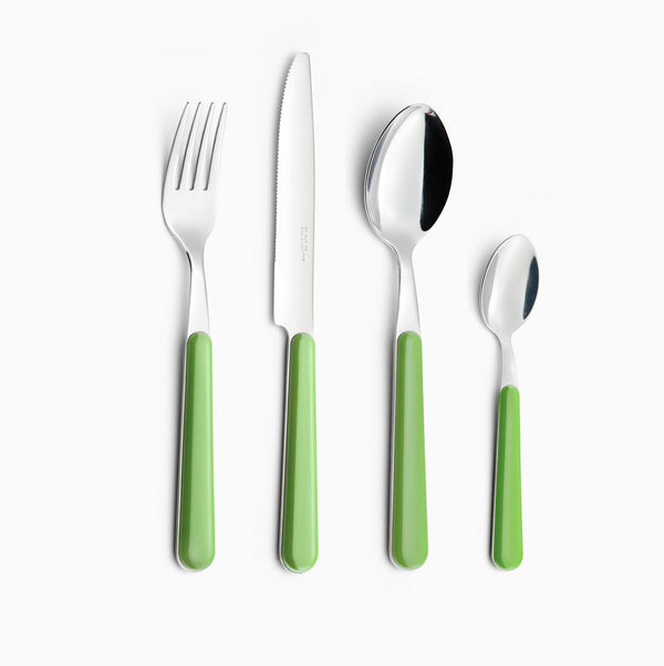 Servizio Set di Posate 24 pezzi in Acciaio Inox Eme Brio Verde 69 acquista