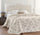 Couvre-lit double en Yarn Dyed Jacquard Cober Provenzale Tortora
