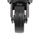 Kit 4 Ruote Slip per Carrello Ø5 cm con Piastra in Acciaio Emuca Neri