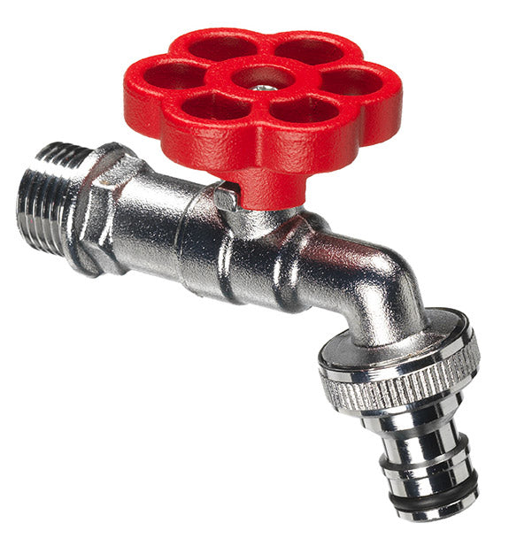 Robinet à bille pour fontaine de jardin avec fleur colorée Belfer RUB/029 rouge online