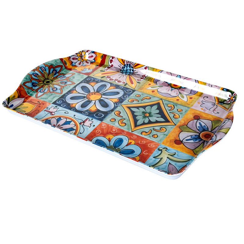 Vassoio con Manici 38x23,8x2,8 cm  in Melammina VdE Tivoli 1996 Infinito