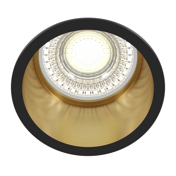 Spot encastré Downlight en Aluminium Reif Noir avec Or sconto