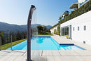 Doccia Solare da Giardino 35L Miscelatore e Lavapiedi Sined Dafne Blu