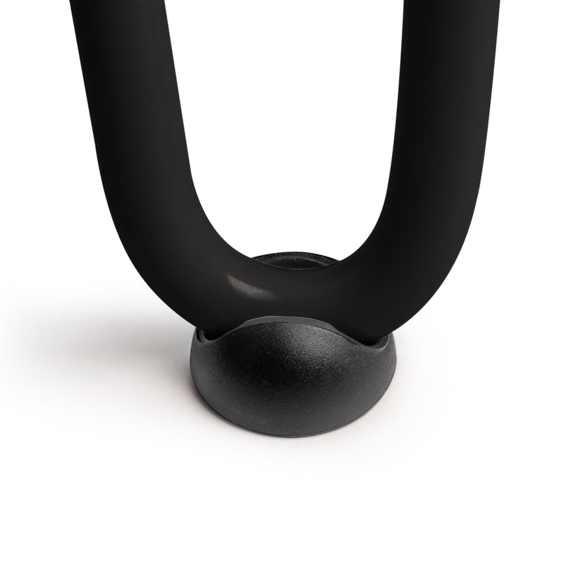 Hairpin Set di Gambe H2 Aste per Tavolo H400 Verniciato Nero Acciaio Emuca