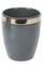 Lot de 6 Verres à Eau en Grès 330 ml Villa d'Este Home Tivoli Gris Clair Naima