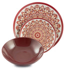 Servizio Piatti 18 Pezzi in Porcellana e Gres Villa d'Este Cala Salada