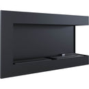 Camino a Bioetanolo da Incasso 90x48 cm Flig Tampa Nero Angolo a Destra