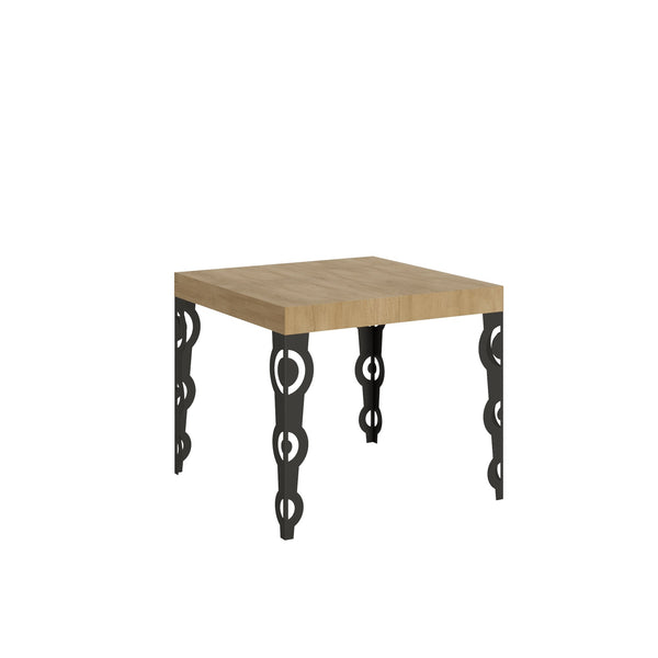 Tavolo Allungabile 90-246x90x77 cm Karamay Quercia Naturale prezzo