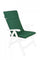 Coussin Poly180 Vert Foncé à Dossier Haut en Tissu pour Extérieur