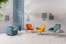 Poltrona 85x74xH86 cm in Polipropilene Grace Acquamarina