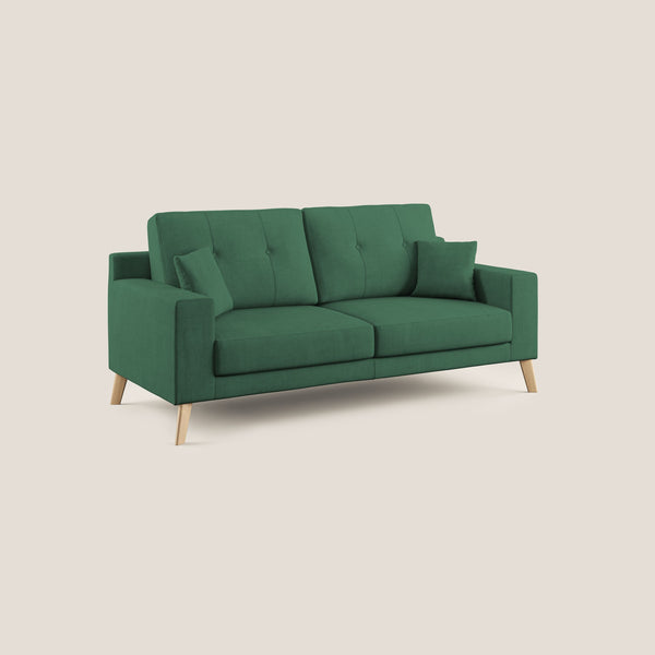 Divano 3 Posti 186x95x91 cm in Tessuto Verde online