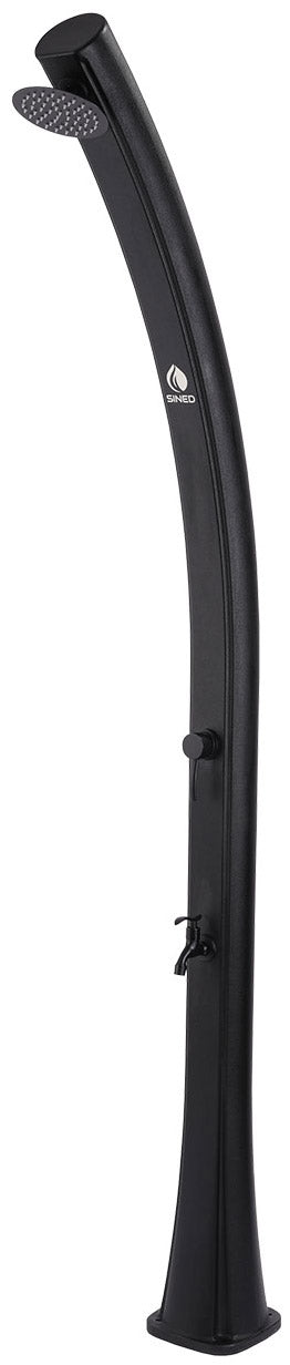 sconto Douche solaire de jardin 22L Sined Sole Nera Mitigeur et lave-pieds