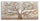 Arbre à Peinture Aluminium 120x3,8x60 cm en Bois de Pin Métal et Toile