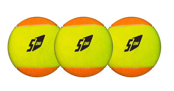 prezzo Lot de 3 Balles de Beach Tennis Bicolores Jaune/Orange